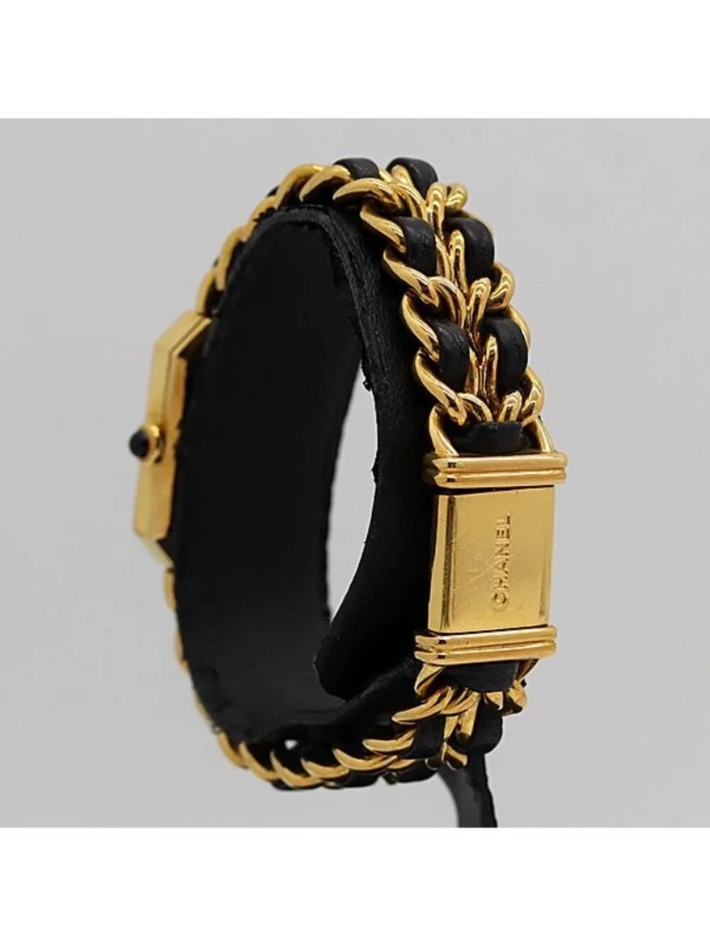 Chanel Bonded Premiere M Quartz Black Dial Bangle Watch